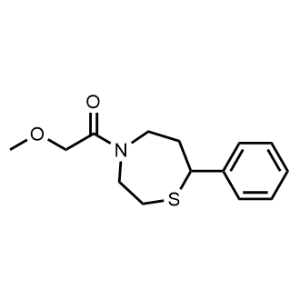 2-Methoxy-1-(7-phenyl-1,4-thiazepan-4-yl)ethan-1-one|CS-1153320