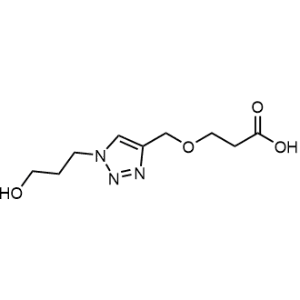 3-((1-(3-Hydroxypropyl)-1H-1,2,3-triazol-4-yl)methoxy)propanoic acid|CS-1153380