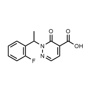 2-(1-(2-Fluorophenyl)ethyl)-3-oxo-2,3-dihydropyridazine-4-carboxylic acid|CS-1153397