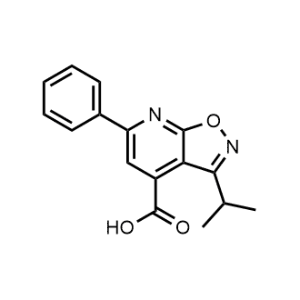 3-Isopropyl-6-phenylisoxazolo[5,4-b]pyridine-4-carboxylic acid|CS-1153408