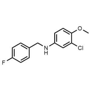 3-Chloro-N-(4-fluorobenzyl)-4-methoxyaniline|CS-1153409