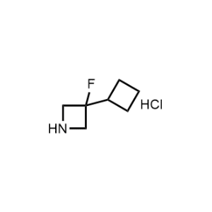 3-Cyclobutyl-3-fluoroazetidine hydrochloride|CS-1153416