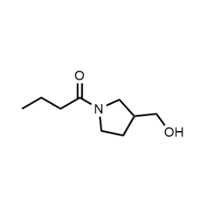 1-(3-(Hydroxymethyl)pyrrolidin-1-yl)butan-1-one|CS-1153544