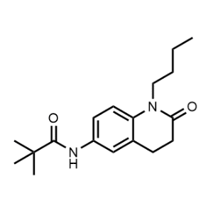 N-(1-Butyl-2-oxo-1,2,3,4-tetrahydroquinolin-6-yl)pivalamide|CS-1153561