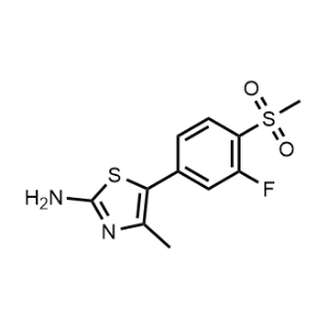 5-(3-Fluoro-4-(methylsulfonyl)phenyl)-4-methylthiazol-2-amine|CS-1153579