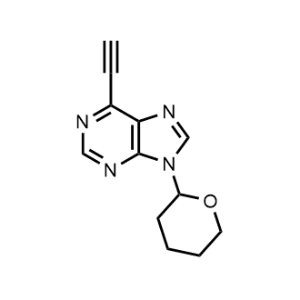 6-Ethynyl-9-(tetrahydro-2H-pyran-2-yl)-9H-purine|CS-1153770