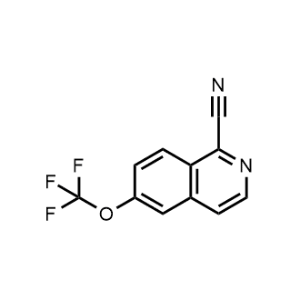6-(Trifluoromethoxy)isoquinoline-1-carbonitrile|CS-1153992