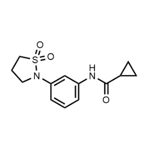 N-(3-(1,1-Dioxidoisothiazolidin-2-yl)phenyl)cyclopropanecarboxamide|CS-1154028