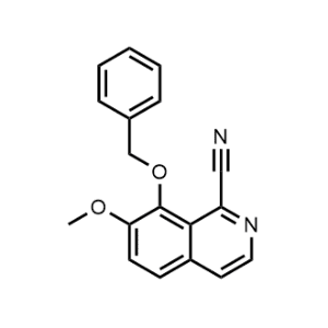 8-(Benzyloxy)-7-methoxyisoquinoline-1-carbonitrile|CS-1154121