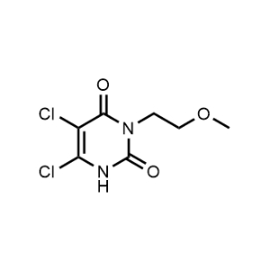 5,6-Dichloro-3-(2-methoxyethyl)pyrimidine-2,4(1H,3H)-dione|CS-1154352