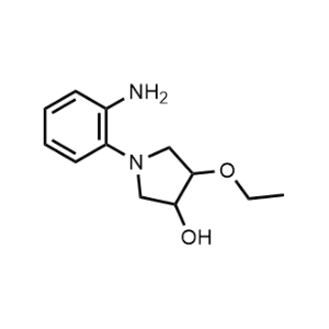 1-(2-Aminophenyl)-4-ethoxypyrrolidin-3-ol|CS-1154404