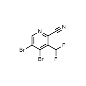 4,5-Dibromo-3-(difluoromethyl)picolinonitrile|CS-1154625