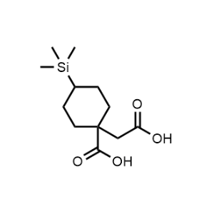 1-(Carboxymethyl)-4-(trimethylsilyl)cyclohexane-1-carboxylic acid|CS-1154949