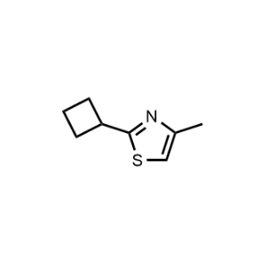 2-Cyclobutyl-4-methylthiazole|CS-1155380