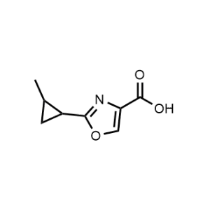 2-(2-Methylcyclopropyl)oxazole-4-carboxylic acid|CS-1155384