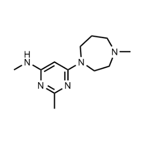N,2-Dimethyl-6-(4-methyl-1,4-diazepan-1-yl)pyrimidin-4-amine|CS-1155629