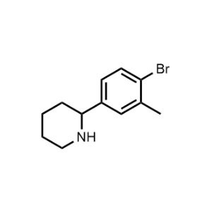 2-(4-Bromo-3-methylphenyl)piperidine|CS-1155637