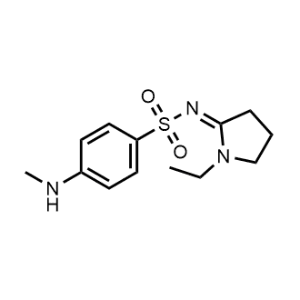 N-(1-Ethylpyrrolidin-2-ylidene)-4-(methylamino)benzenesulfonamide|CS-1155692