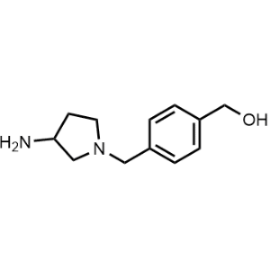(4-((3-Aminopyrrolidin-1-yl)methyl)phenyl)methanol|CS-1155837
