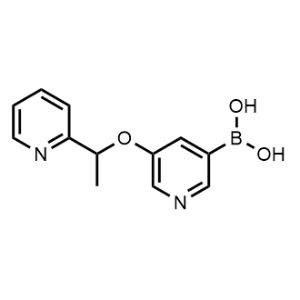 (5-(1-(Pyridin-2-yl)ethoxy)pyridin-3-yl)boronic acid|CS-1155883
