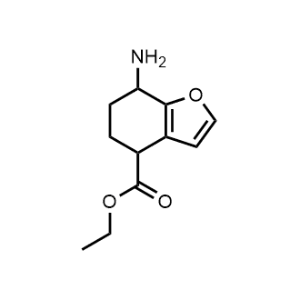 Ethyl 7-amino-4,5,6,7-tetrahydrobenzofuran-4-carboxylate|CS-1156053