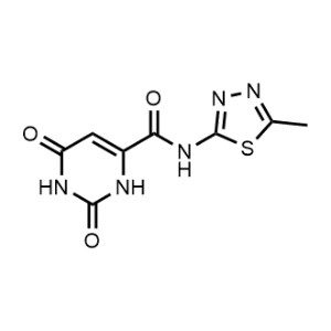N-(5-Methyl-1,3,4-thiadiazol-2-yl)-2,6-dioxo-1,2,3,6-tetrahydropyrimidine-4-carboxamide|CS-1156128