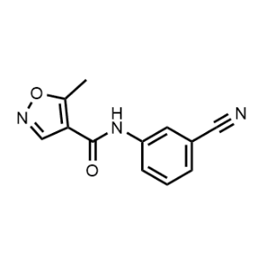 N-(3-Cyanophenyl)-5-methylisoxazole-4-carboxamide|CS-1156154