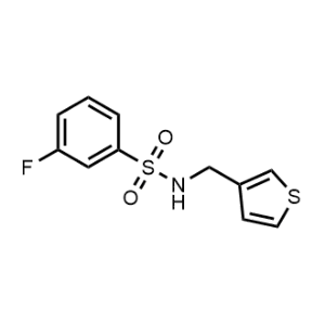 3-Fluoro-N-(thiophen-3-ylmethyl)benzenesulfonamide|CS-1156198