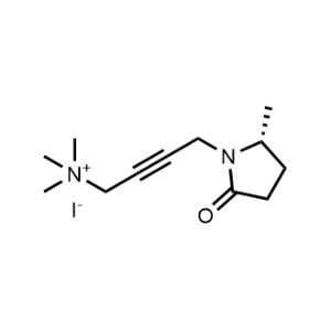 (R)-N,N,N-Trimethyl-4-(2-methyl-5-oxopyrrolidin-1-yl)but-2-yn-1-aminium iodide|CS-1156204