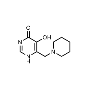 5-Hydroxy-6-(piperidin-1-ylmethyl)pyrimidin-4(1H)-one|CS-1156238
