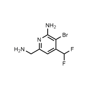 6-(Aminomethyl)-3-bromo-4-(difluoromethyl)pyridin-2-amine|CS-1156249