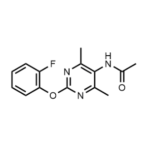 N-(2-(2-Fluorophenoxy)-4,6-dimethylpyrimidin-5-yl)acetamide|CS-1156321