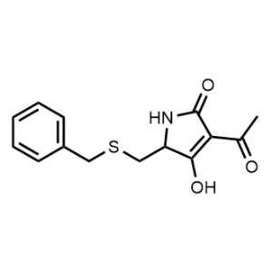3-Acetyl-5-((benzylthio)methyl)-4-hydroxy-1,5-dihydro-2H-pyrrol-2-one|CS-1156366