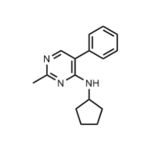 N-Cyclopentyl-2-methyl-5-phenylpyrimidin-4-amine|CS-1156375