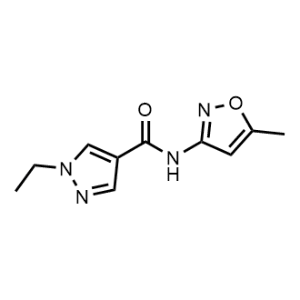 1-Ethyl-N-(5-methylisoxazol-3-yl)-1H-pyrazole-4-carboxamide|CS-1156410