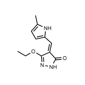 5-Ethoxy-4-((5-methyl-1H-pyrrol-2-yl)methylene)-2,4-dihydro-3H-pyrazol-3-one|CS-1156515