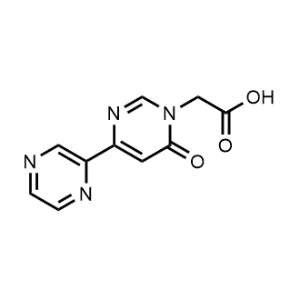 2-(6-Oxo-4-(pyrazin-2-yl)pyrimidin-1(6H)-yl)acetic acid|CS-1156523