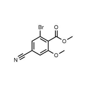 Methyl 2-bromo-4-cyano-6-methoxybenzoate|CS-1156530