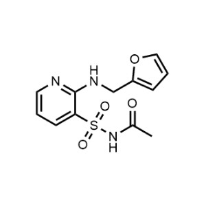 N-((2-((Furan-2-ylmethyl)amino)pyridin-3-yl)sulfonyl)acetamide|CS-1156634