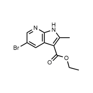 Ethyl 5-bromo-2-methyl-1H-pyrrolo[2,3-b]pyridine-3-carboxylate|CS-1156730