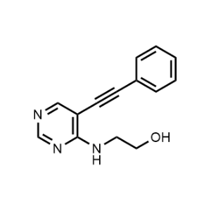 2-((5-(Phenylethynyl)pyrimidin-4-yl)amino)ethan-1-ol|CS-1156778