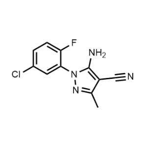 5-Amino-1-(5-chloro-2-fluorophenyl)-3-methyl-1H-pyrazole-4-carbonitrile|CS-1156859