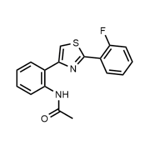 N-(2-(2-(2-Fluorophenyl)thiazol-4-yl)phenyl)acetamide|CS-1156877