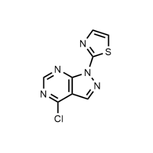 2-(4-Chloro-1H-pyrazolo[3,4-d]pyrimidin-1-yl)thiazole|CS-1156915