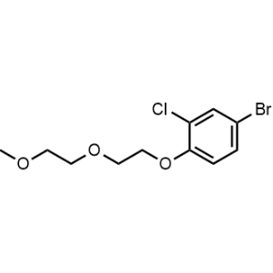 4-Bromo-2-chloro-1-(2-(2-methoxyethoxy)ethoxy)benzene|CS-1156916