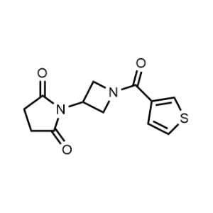 1-(1-(Thiophene-3-carbonyl)azetidin-3-yl)pyrrolidine-2,5-dione|CS-1156938