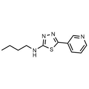 N-Butyl-5-(pyridin-3-yl)-1,3,4-thiadiazol-2-amine|CS-1156978