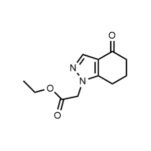 Ethyl 2-(4-oxo-4,5,6,7-tetrahydro-1H-indazol-1-yl)acetate|CS-1157048