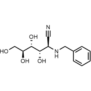 (2R,3S,4R,5S)-2-(Benzylamino)-3,4,5,6-tetrahydroxyhexanenitrile|CS-1157104