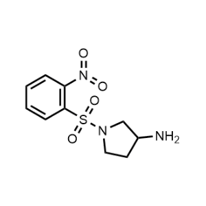 1-((2-Nitrophenyl)sulfonyl)pyrrolidin-3-amine|CS-1157114